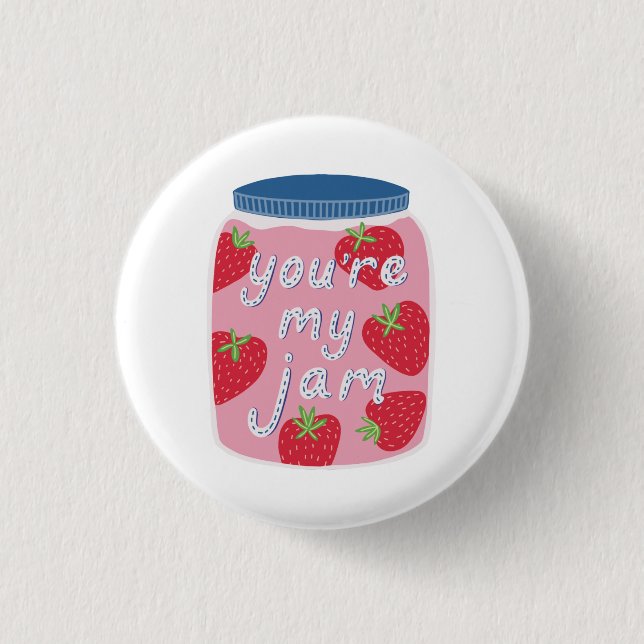 Badge Rond 2,50 Cm Tu Es Ma Chanson Saint Valentin (Devant)