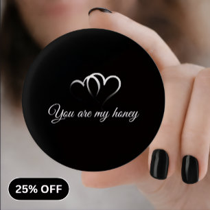 Badge Rond 2,50 Cm Tu es mon miel bouton épinglé romantique 2026