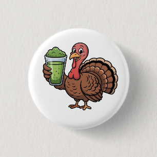 Badge Rond 2,50 Cm Turquie Boire des amoureux de Matcha Thanksgiving