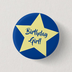 Badge Rond 2,50 Cm Twinkle Little Star Cute 1er Anniversaire Thème de