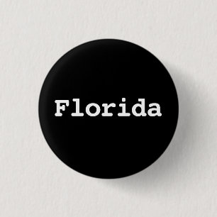 Badge Rond 2,50 Cm Typographie personnalisable de Floride