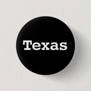 Badge Rond 2,50 Cm Typographie personnalisable du Texas
