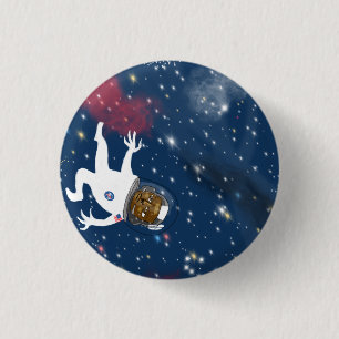 Badge Rond 2,50 Cm Un astronaute sur Spacewalk