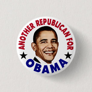 Badge Rond 2,50 Cm Un autre républicain pour le bouton Obama