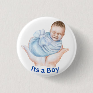 Badge Rond 2,50 Cm Un bouton pin pour une baby shower pour un adorabl