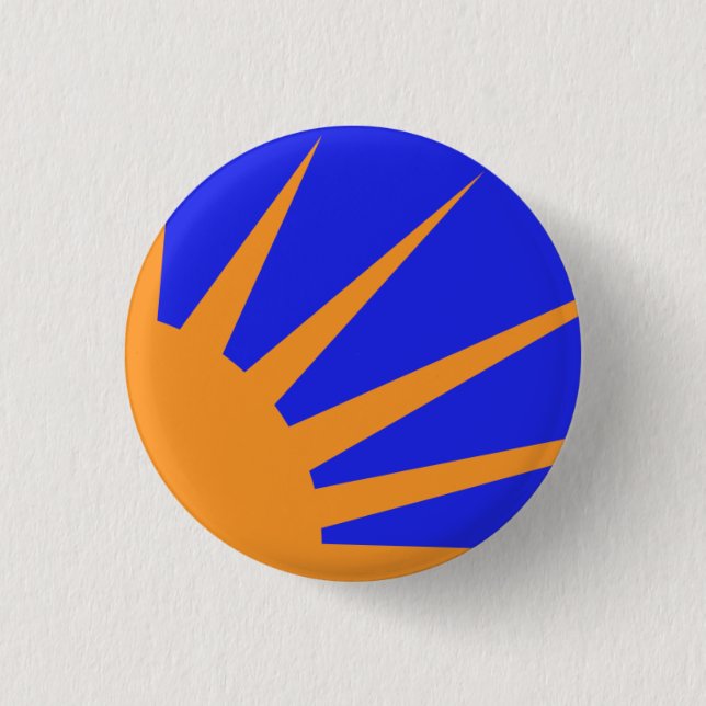 Badge Rond 2,50 Cm Un gallon Gréine (Devant)