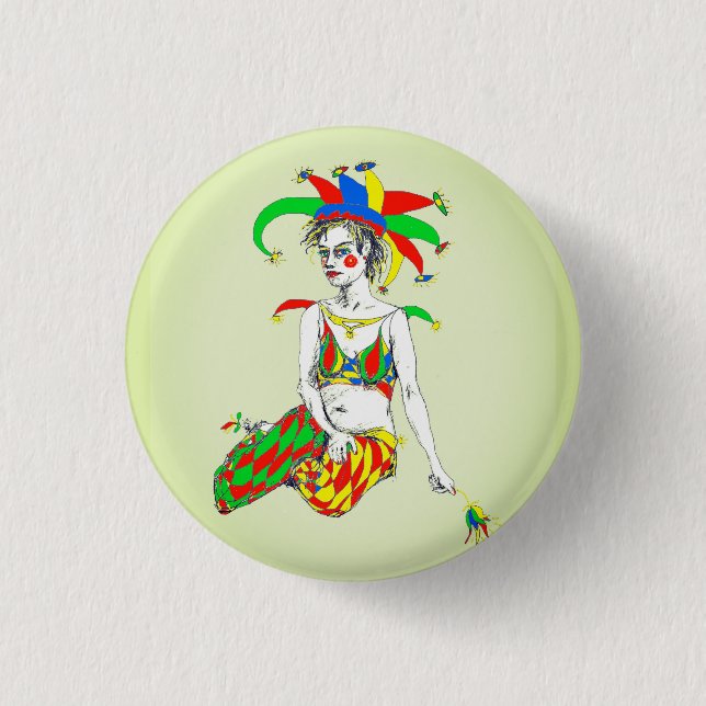 Badge Rond 2,50 Cm Un pot (Devant)
