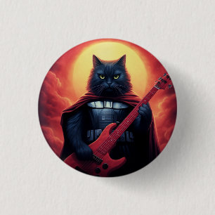 Badge Rond 2,50 Cm Un Riff qui secoue le Cosmos   Seigneur des chats 