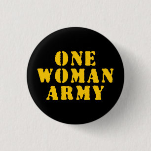 BADGE ROND 2,50 CM UNE ARMÉE FEMME