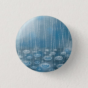 Badge Rond 2,50 Cm Une autre peinture météorologique des jours pluvie