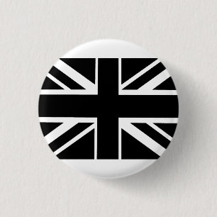 Badge Rond 2,50 Cm Union Jack Angleterre British Flag Angleterre Roya