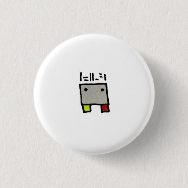 Badge Rond 2,50 Cm Utopique (Devant)