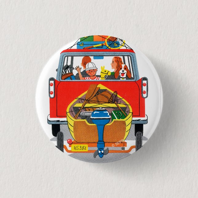 Badge Rond 2,50 Cm Vacances d'été (Devant)