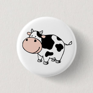 Badge Rond 2,50 Cm Vache