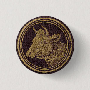 Badge Rond 2,50 Cm Vache au lait (Vache au lait)