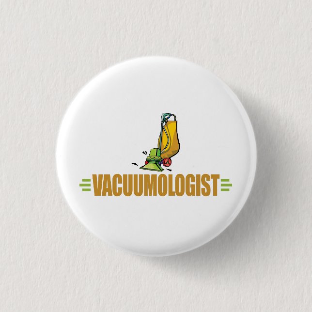 Badge Rond 2,50 Cm Vacuumage amusant (Devant)