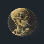 Badge Rond 2,50 Cm VAN GOGH - crâne avec la cigarette 1885<br><div class="desc">VAN GOGH - crâne avec la cigarette 1885
Huile sur la toile ; reproduction</div>