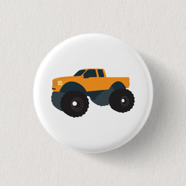 Badge Rond 2,50 Cm Véhicule monstre (Devant)