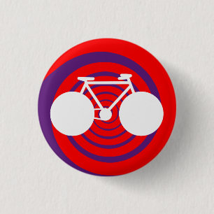 Badge Rond 2,50 Cm vélo . vélo / vélo bien