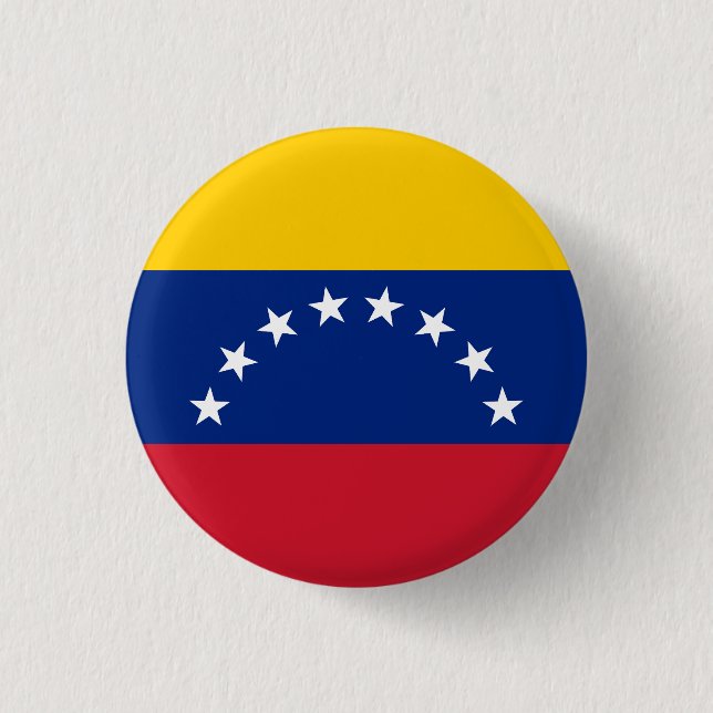 Badge Rond 2,50 Cm Venezuela (Devant)