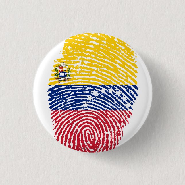 Badge Rond 2,50 Cm Venezuela (Devant)