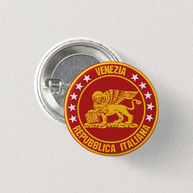 Badge Rond 2,50 Cm Venise                                            (Devant & derrière)