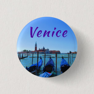 Badge Rond 2,50 Cm Venise, Italie - bouton