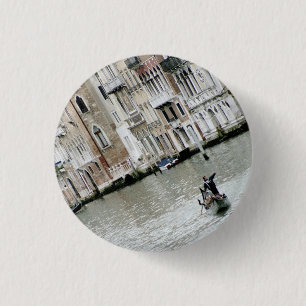 Badge Rond 2,50 Cm Venise, Italie : sur le Grand Canal