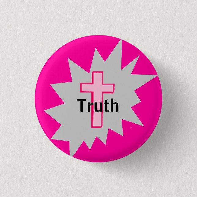 Badge Rond 2,50 Cm Vérité (Devant)