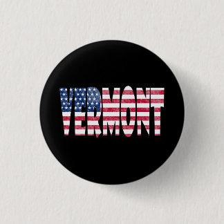 Badge Rond 2,50 Cm Vermont state
