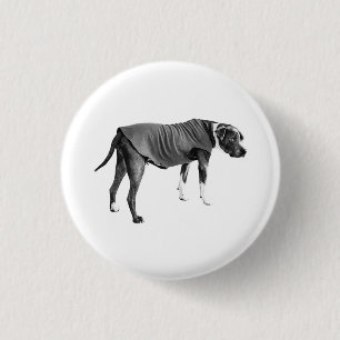 Badge Rond 2,50 Cm Veste Cercle, Profil Calme