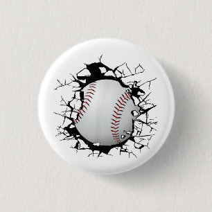 Badge Rond 2,50 Cm Vêtements de baseball - Baseball