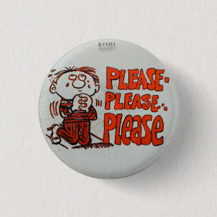 Badge Rond 2,50 Cm Veuillez svp svp