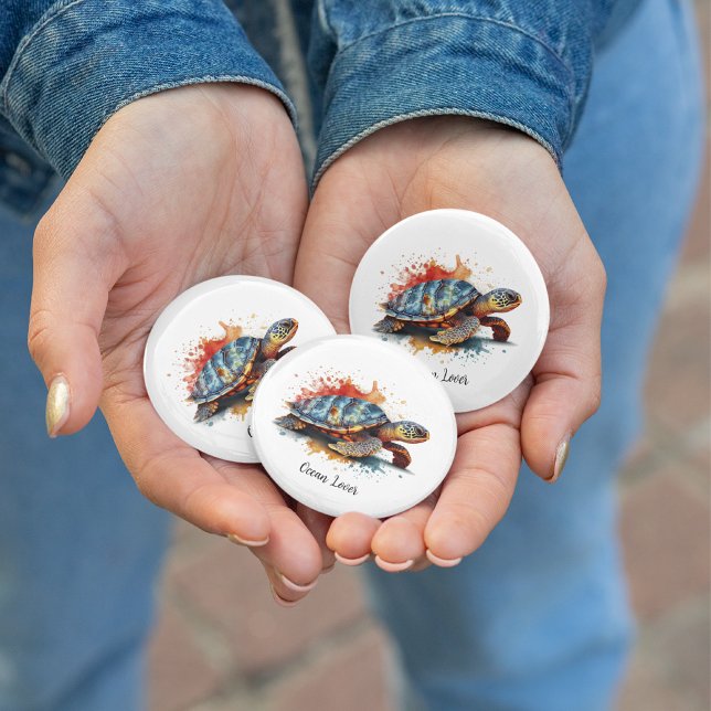 Badge Rond 2,50 Cm Vibrant Voyager, custom (Créateur téléchargé)