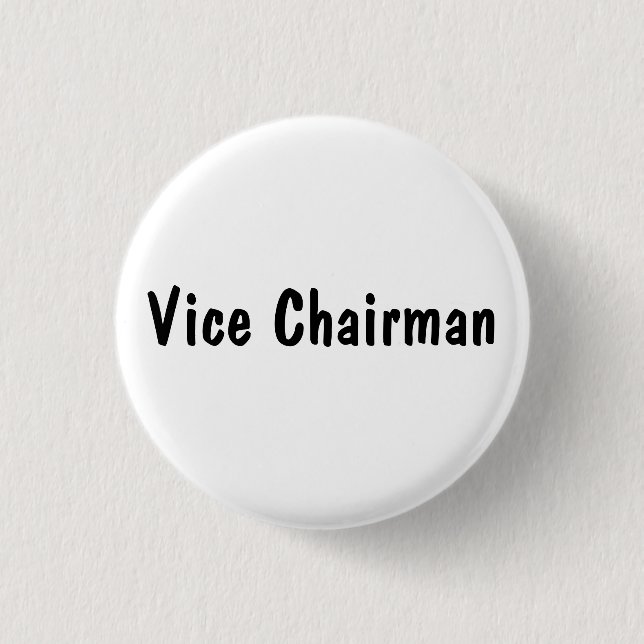 Badge Rond 2,50 Cm Vice-président (Devant)