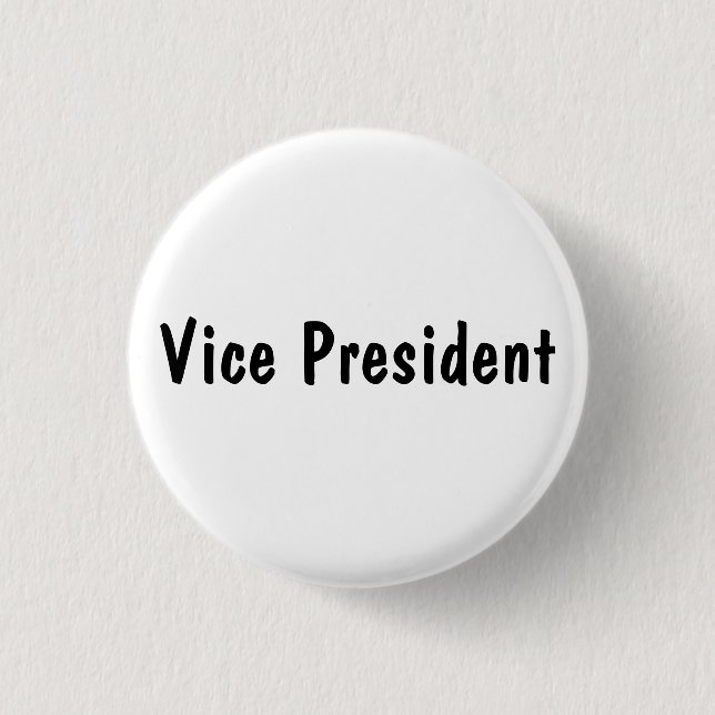 Badge Rond 2,50 Cm Vice-président (Devant)