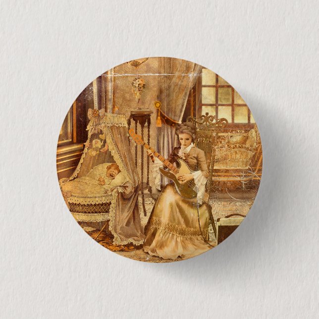 Badge Rond 2,50 Cm Victorian Lullaby (Devant)