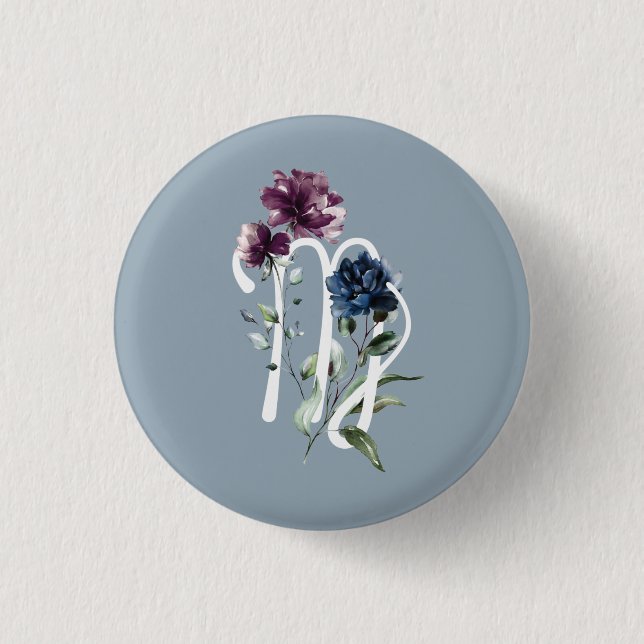 Badge Rond 2,50 Cm Vierge (Devant)