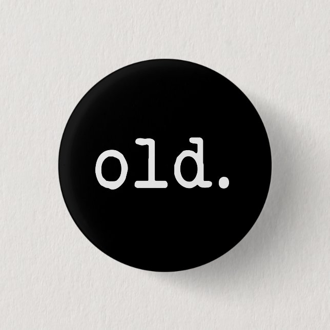 Badge Rond 2,50 Cm Vieux (Devant)