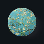 Badge Rond 2,50 Cm Vincent van Gogh Blossomong Aramande<br><div class="desc">Vincent van Gogh. Arbre aux amandes de Blossomong. Branche d'amandiers en fleurs. Branches d'amande avec fleurs roses sur un arrière - plan bleu. Reproduction d'oeuvres d'art célèbres dans le domaine public.</div>