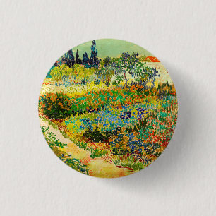 Badge Rond 2,50 Cm Vincent Van Gogh Garden à Arles