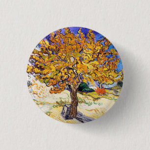 Badge Rond 2,50 Cm Vincent Van Gogh Mulberry Tree Art Art
