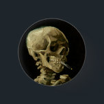 Badge Rond 2,50 Cm Vincent Van Gogh Skeleton avec une cigarette en fe<br><div class="desc">Vincent Van Gogh Skeleton avec une cigarette brûlante Bouton d'art Vintage</div>