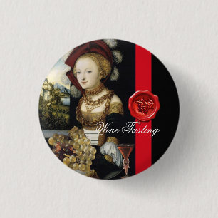 BADGE ROND 2,50 CM VINEYARD VIN ANTIQUE GRÂCE AU VINEYARD SAVOIR-FAIR