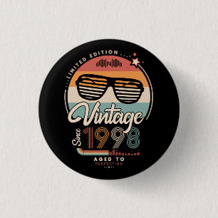 Badge Rond 2,50 Cm Vintage depuis 1998
