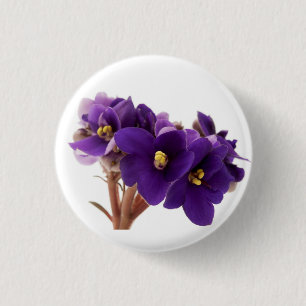 Badge Rond 2,50 Cm Violet africain