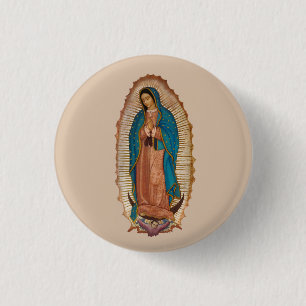 Badge Rond 2,50 Cm Virgen de Guadalupe