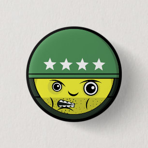 Badge Rond 2,50 Cm Visage de soldat