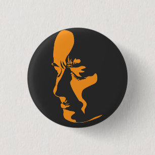Badge Rond 2,50 Cm visage triste