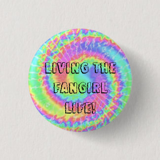 Badge Rond 2,50 Cm Vivant la vie de fangirl ! bouton